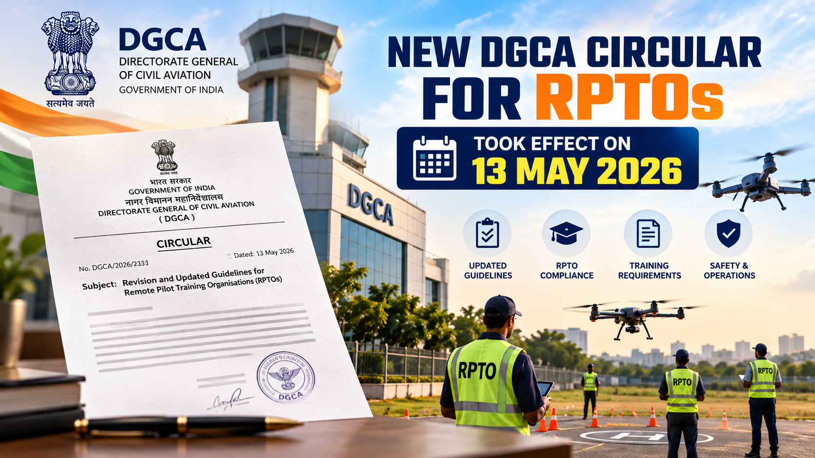 New DGCA Circular for RPTOs Took Effect on 13 May 2026