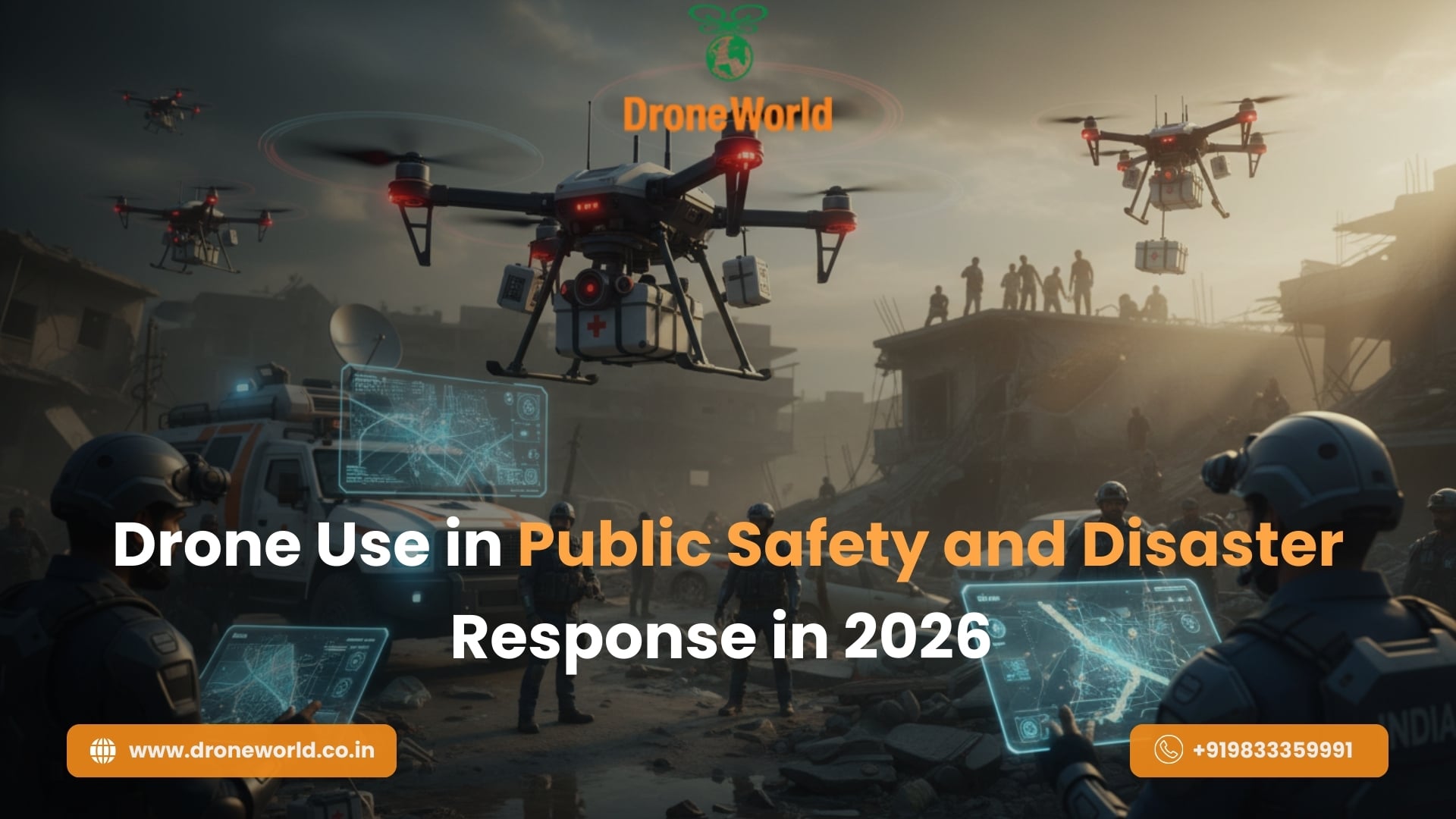 drones in disaster response 2026