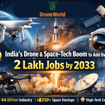 India’s Drone Space-Tech Boom to Add Over 2 Lakh Jobs by 2033